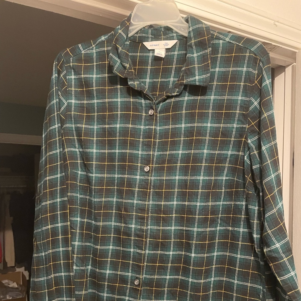 Woman’s flannel t